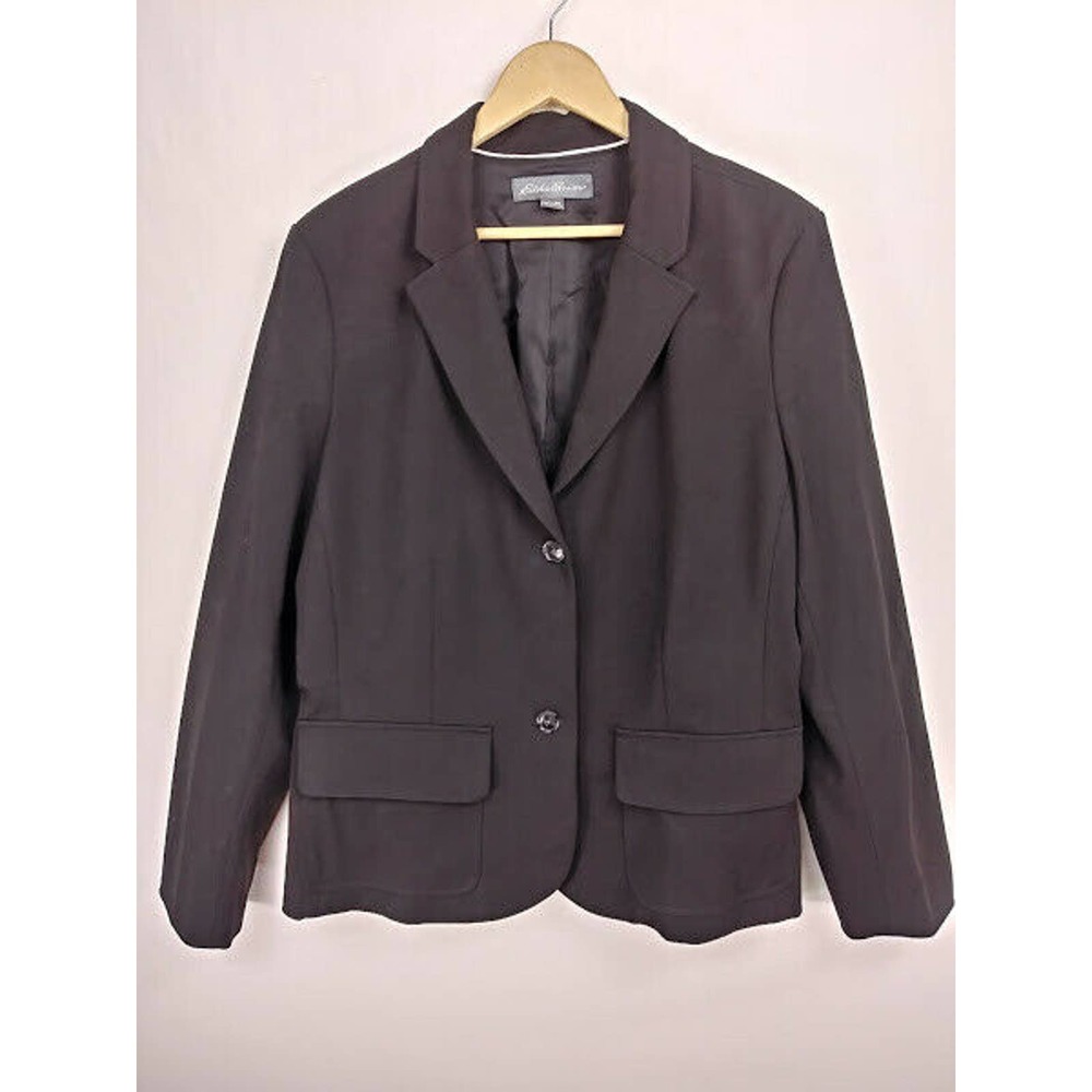 Eddie Bauer womens Blazer coat 20 Black